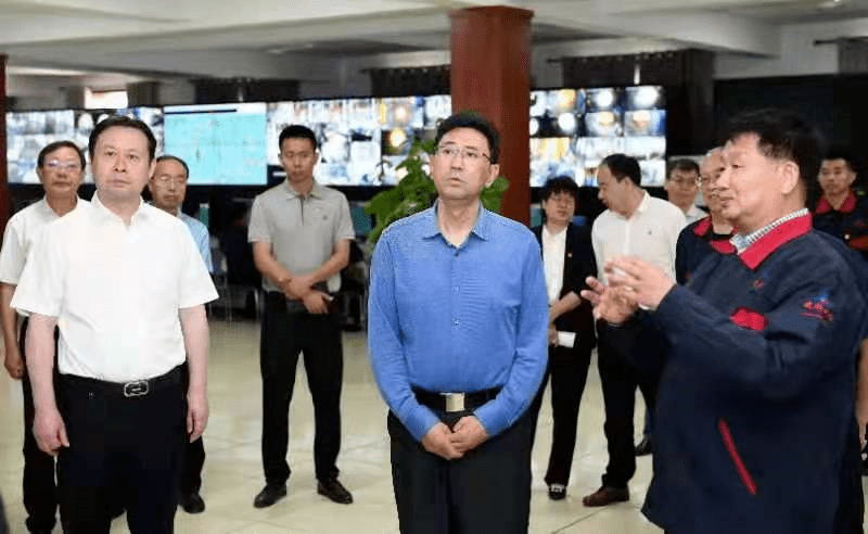 王景武一行先后来到渤海新区沧州旭阳化工有限公司,河北建新化工股份