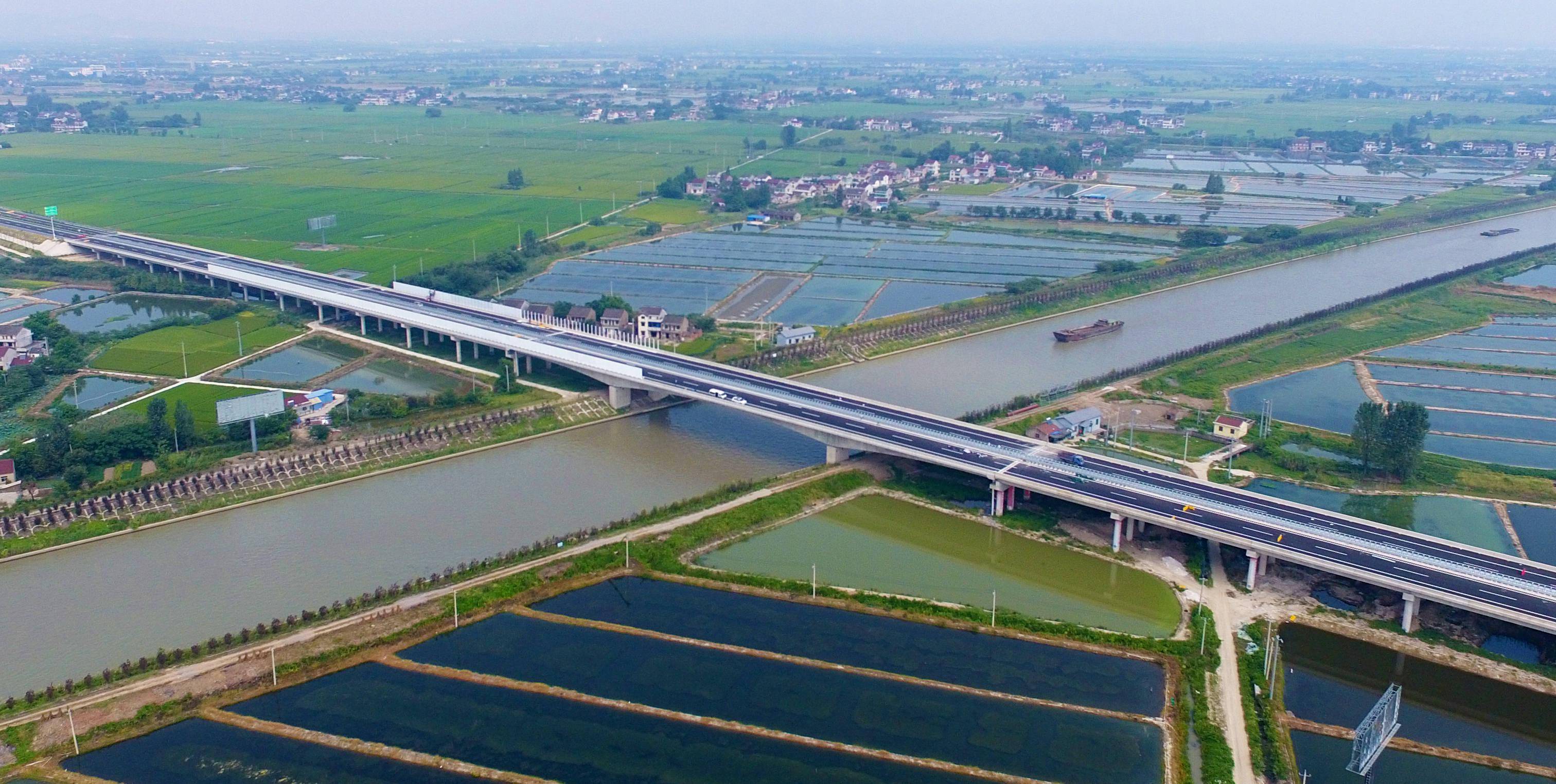 今天全省目前唯一通车的高速公路项目溧高高速正式通车