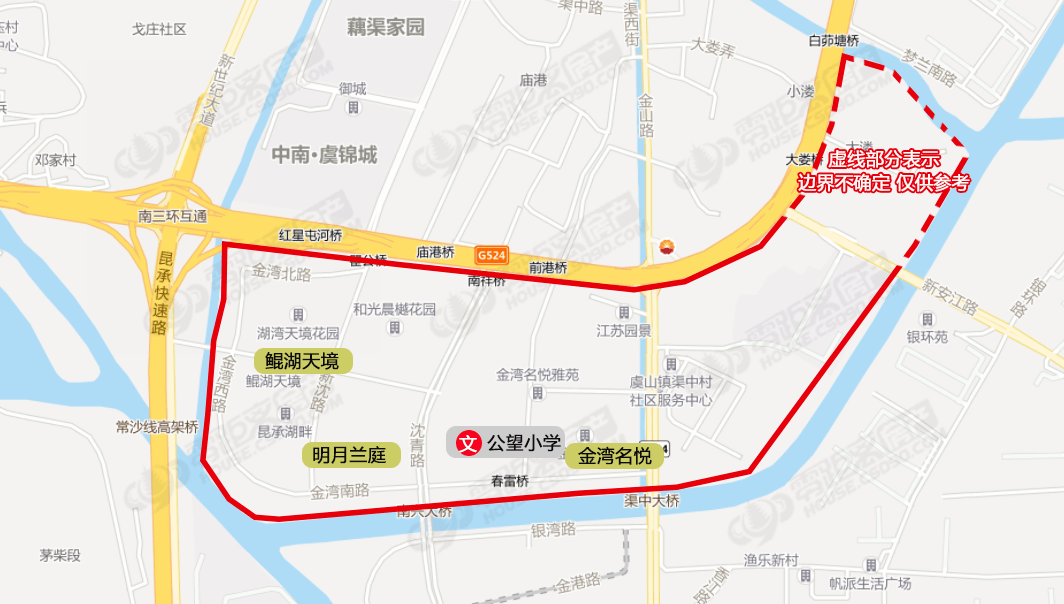 常熟琴川街道划分图图片