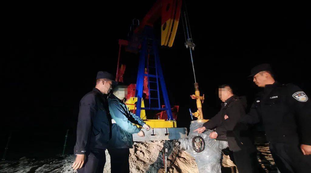 阿左旗破获一起盗窃原油案!