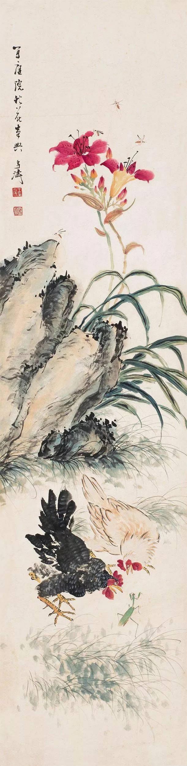 王雪涛谈花鸟画创作_笔墨