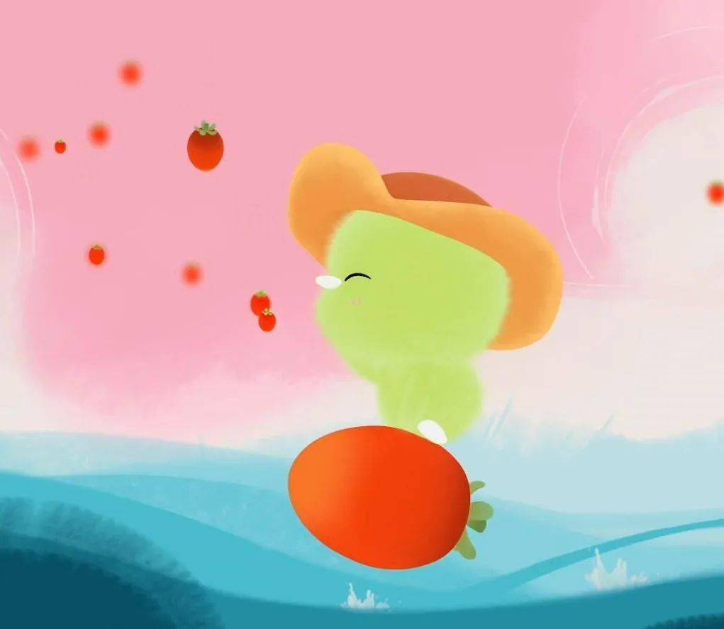 小鸡彩虹祝小朋友大朋友们儿童节快乐今天也是小绿的生日哟