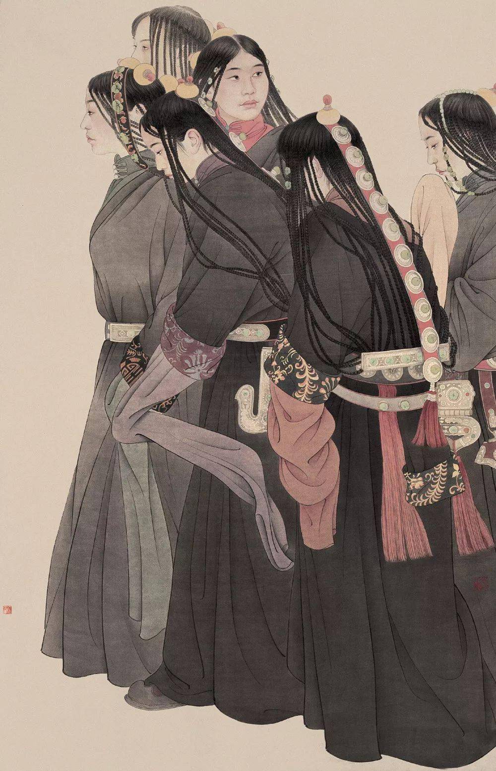 当代工笔人物百家精品展