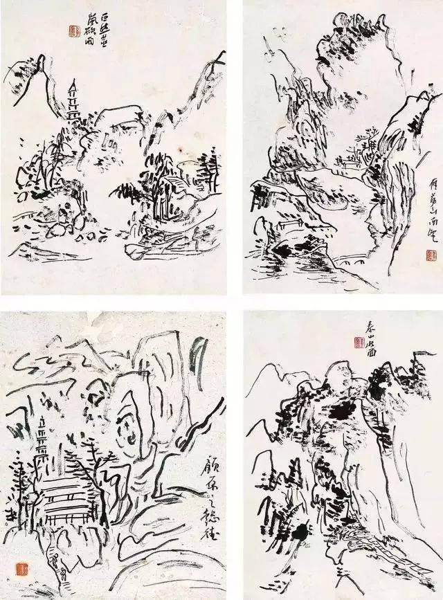 黄宾虹:我的写生秘诀!(附黄宾虹高清山水欣赏)_变化