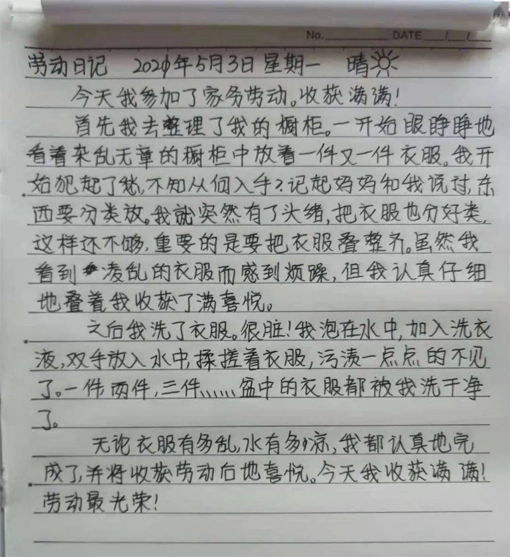 家务日记表图片