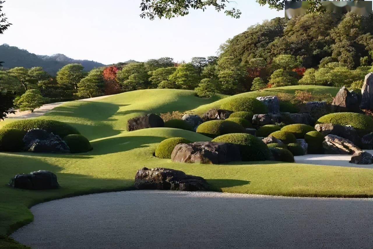 足立美术馆 庭园就是一幅画 庭院
