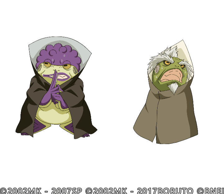 而妙木山的深作和志麻是可以直接使用仙术的蛤蟆仙人,自来也和鸣人的