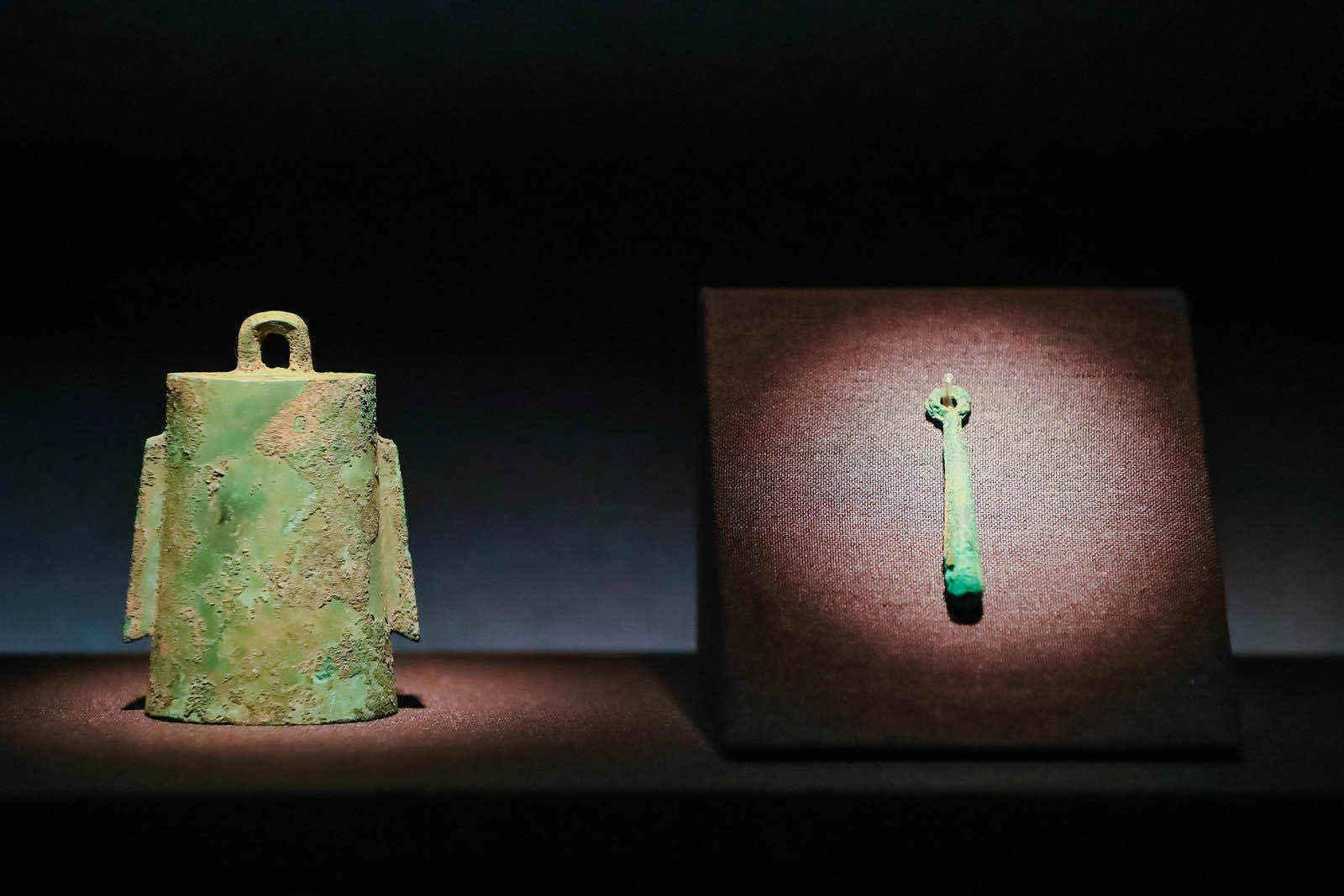 大餐古蜀之光三星堆金沙遗址出土文物大展在奉贤博物馆开幕