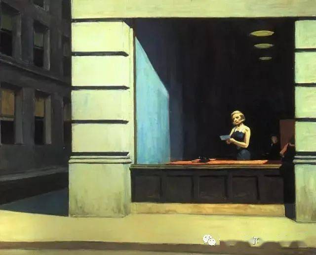爱德华·霍珀edward hopper,美国重要的写实画家,描绘寂寥的当代生活
