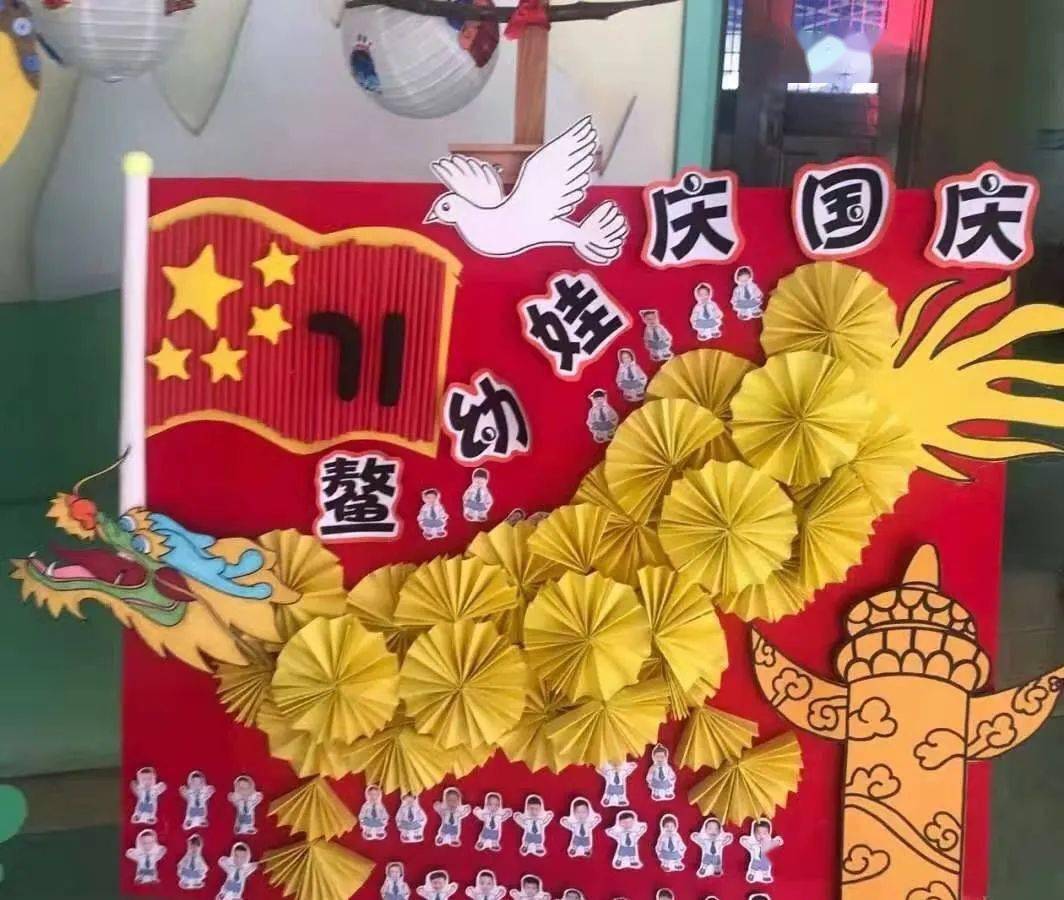 幼兒園建黨100週年環創素材童心向黨繪畫