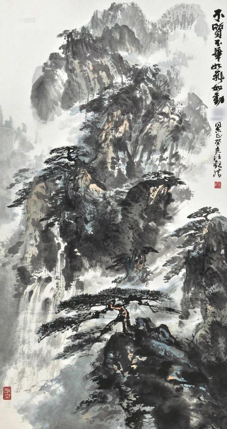 艺术的万水千山汪观清山水画作品赏析