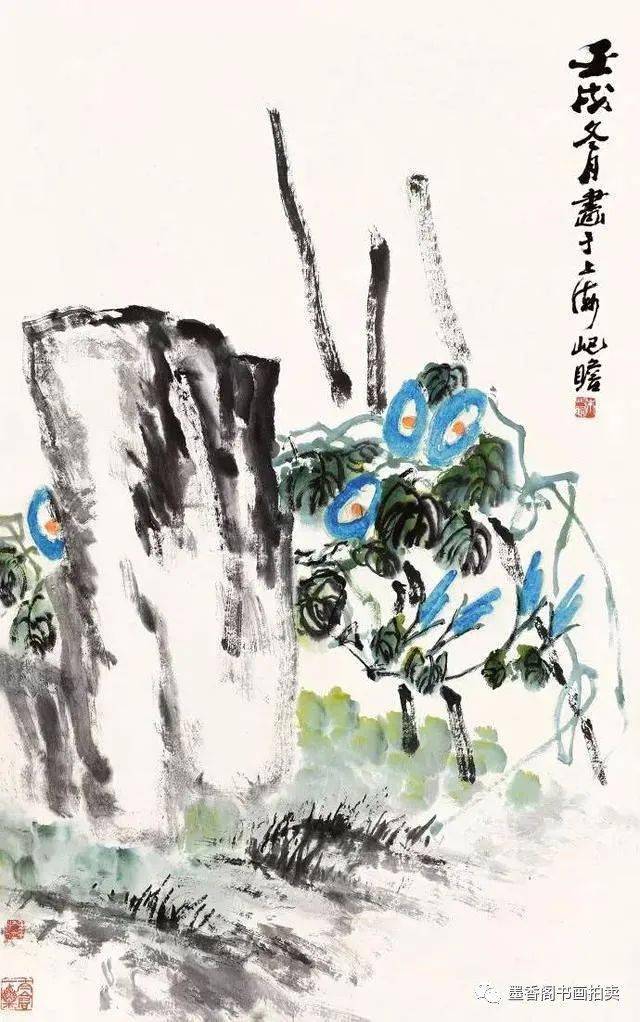 中国著名な書画家 百歳老人朱屺瞻先生対聯書法芸術　真筆保証人 ：趙玄荒 百岁老人朱屺瞻，人淡墨浓过一生！_齐白石
