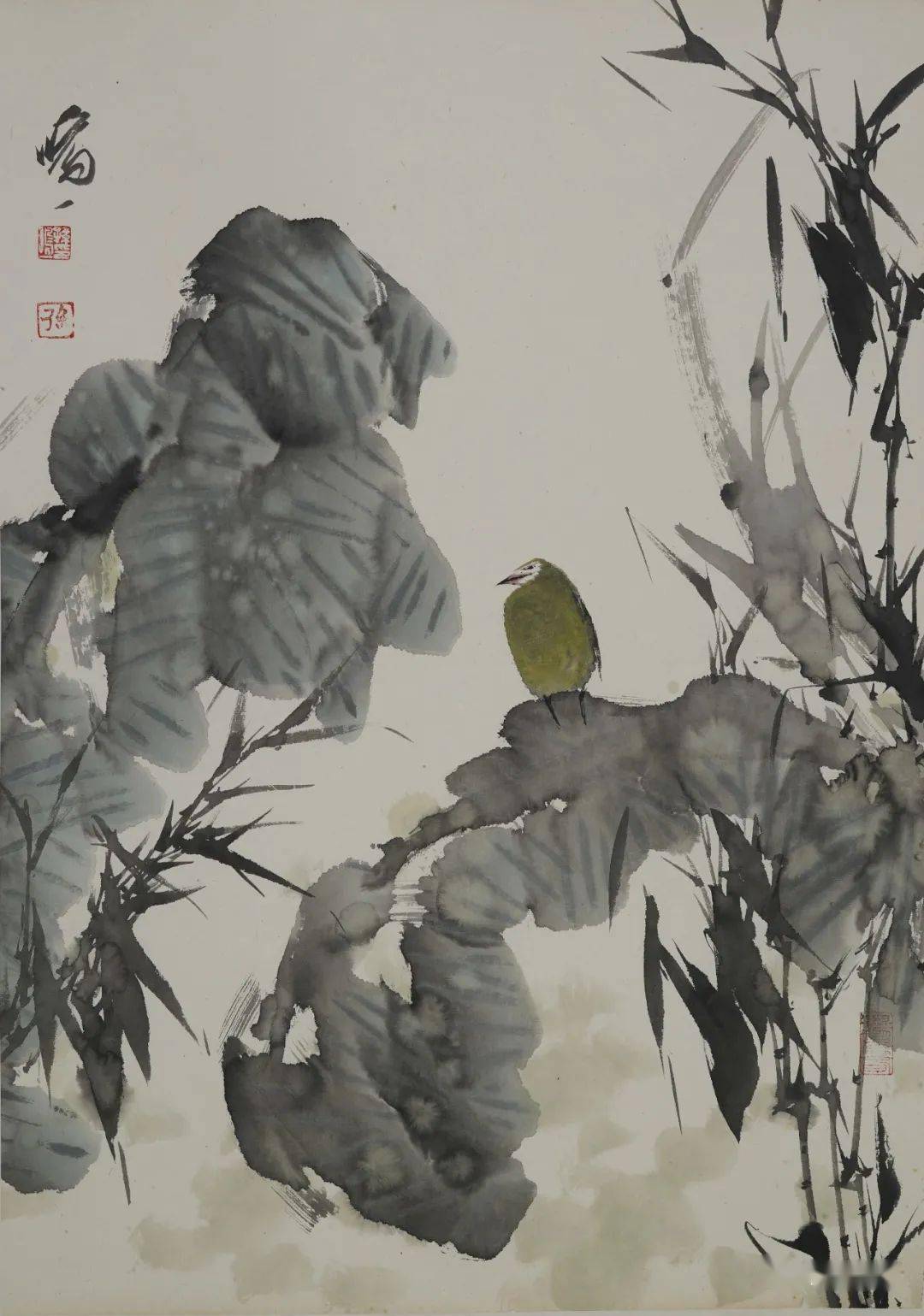 心静手闲试涂鸦孙鸣一水墨画展