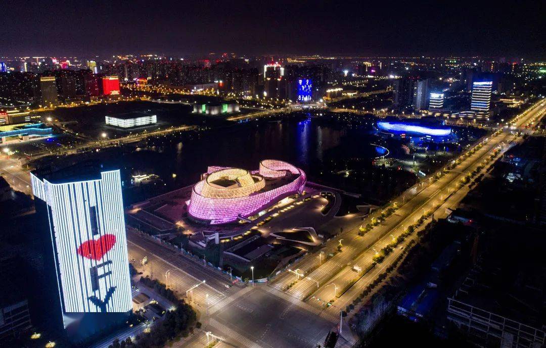 阜阳夜景图片真实图片图片