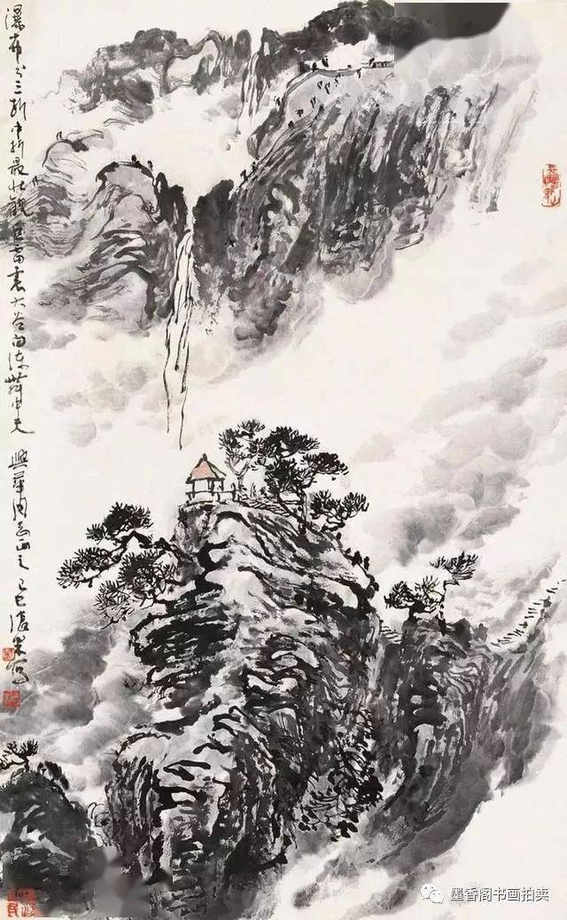 注重神韵的塑造浙派大师周沧米山水画作品欣赏
