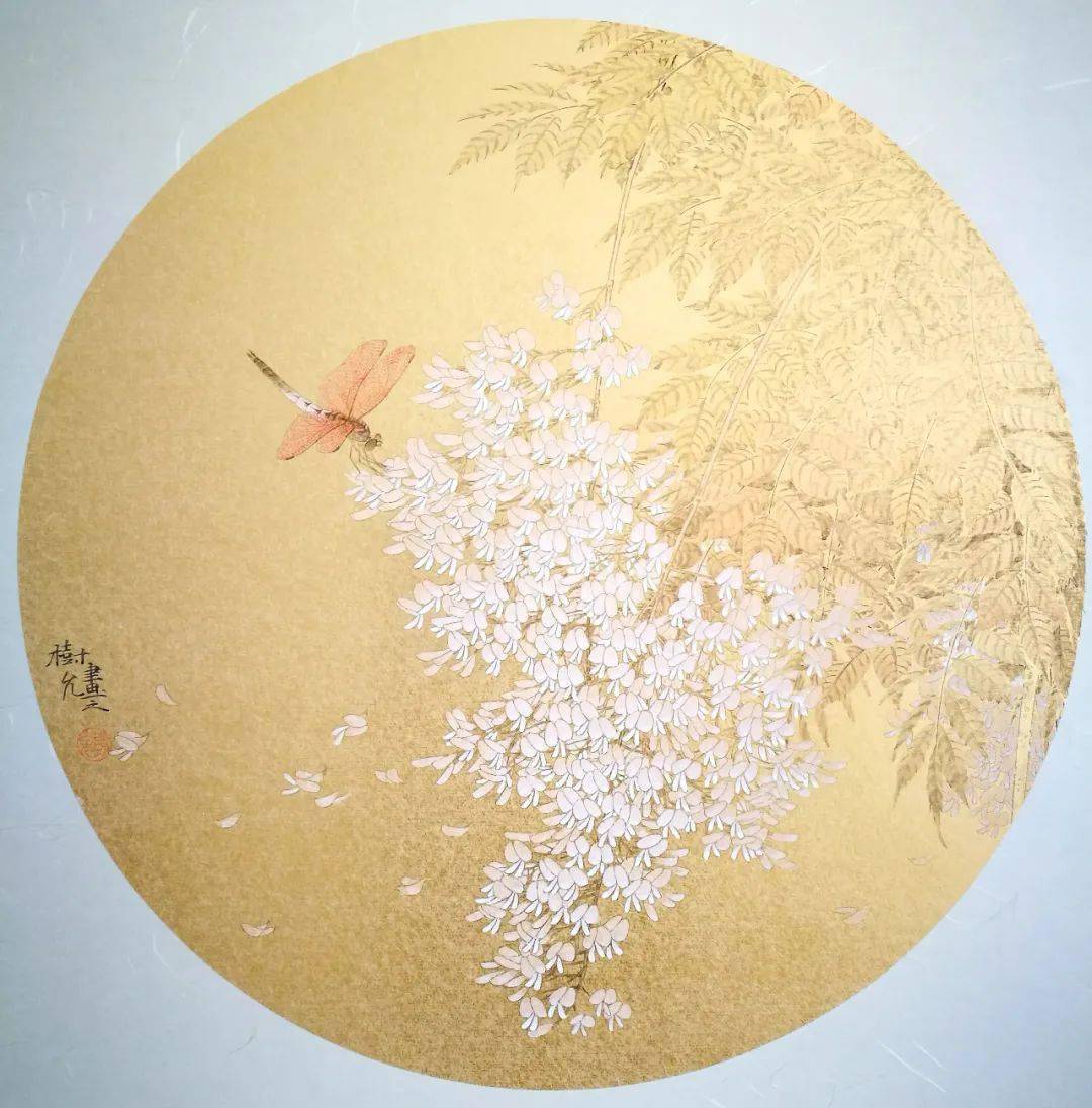 温雅灵动细微刘树允工笔画作品