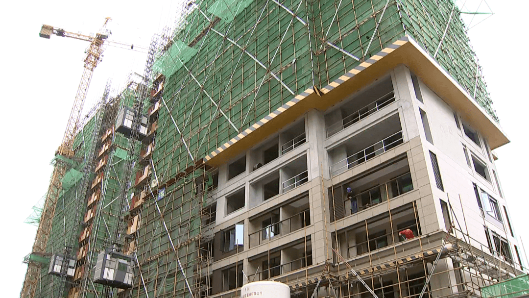 定海城西未来社区高层住宅就快结顶了