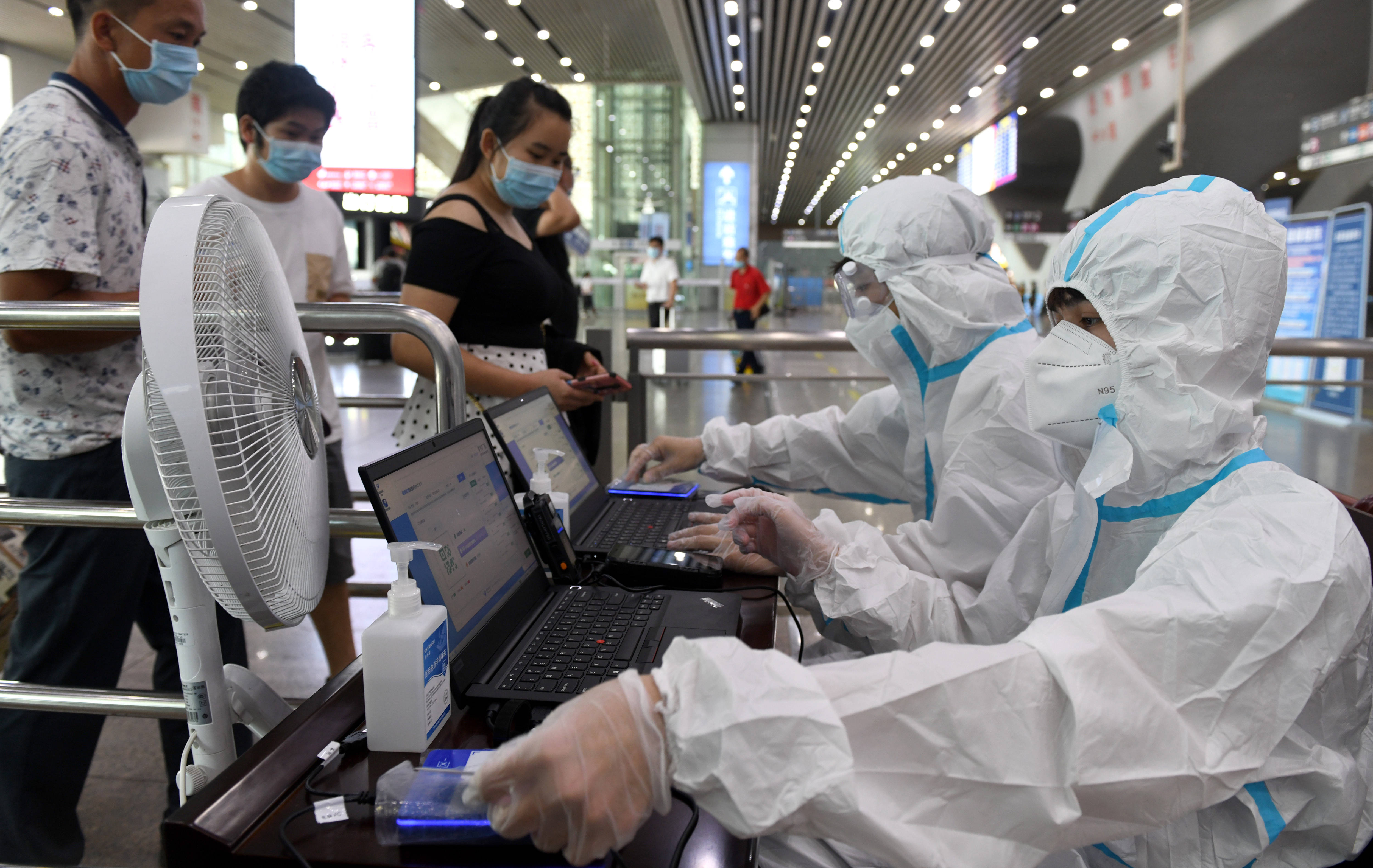 识别|科技助力防疫 广州南站启用5G智能化健康防疫核验系统