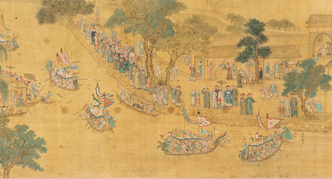 《太平风会图》《杭州四季风俗》线上同展,呈现古代风俗_场景