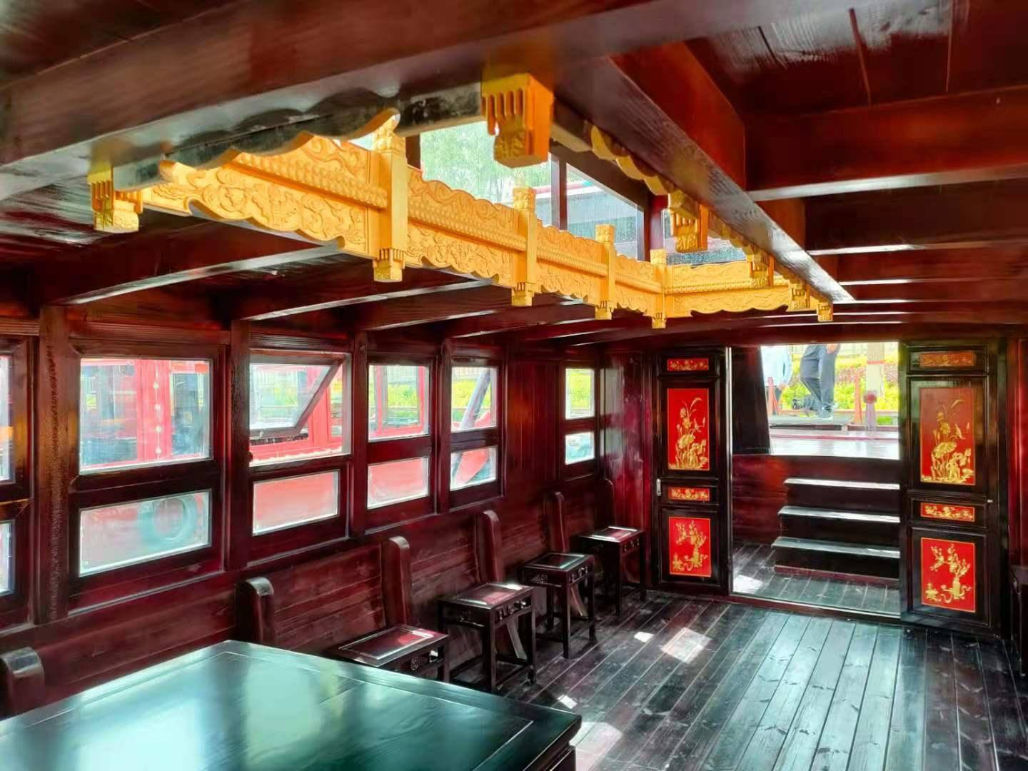 南湖红船内景图片