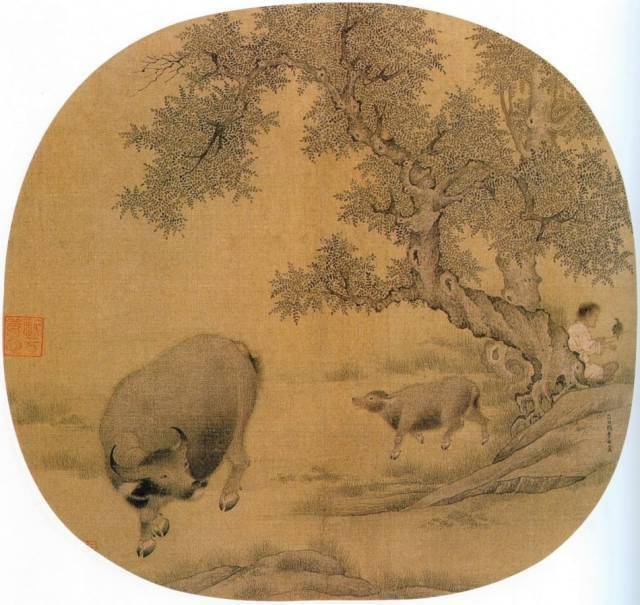 李安忠 《鶉圖》 根津美術館李安忠 《山水圖》 克利夫蘭美術館范寬