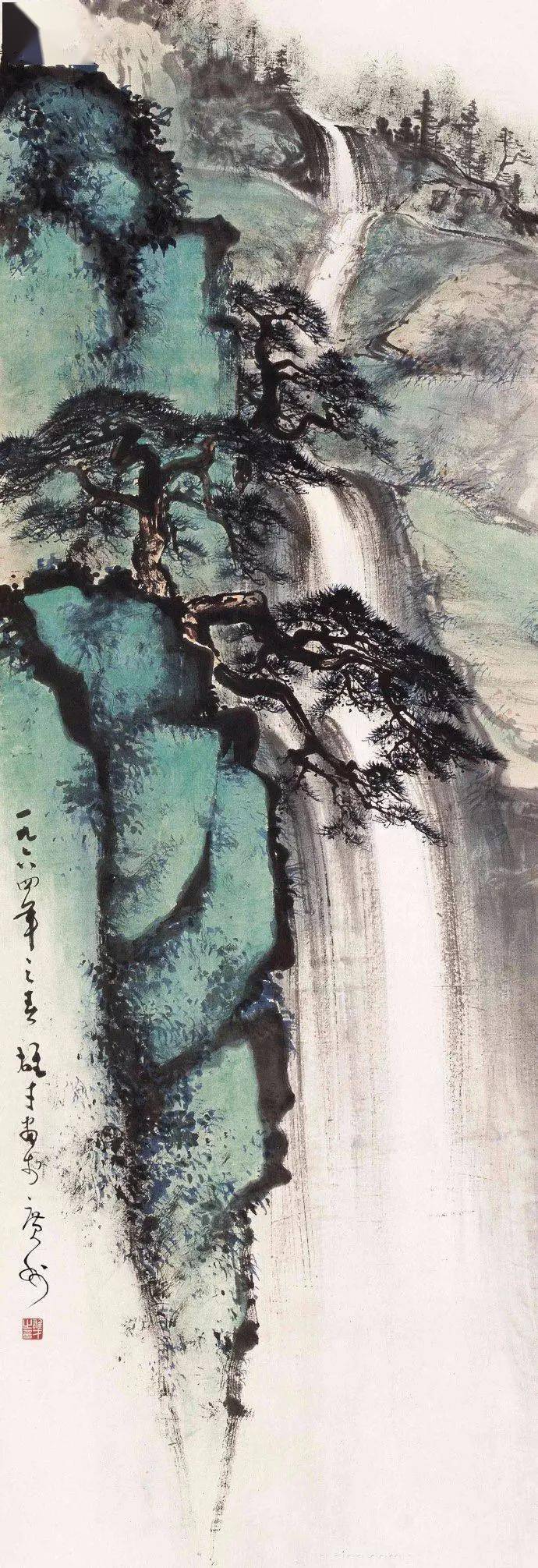 岭南画派大师黎雄才的精品大图!_山水画