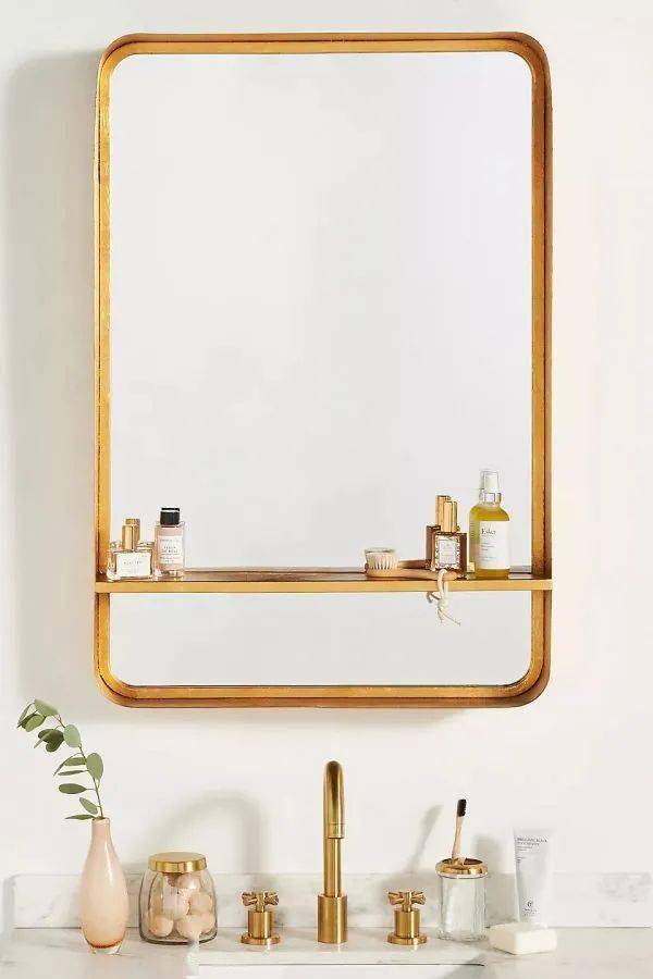 这61款镜子瞬间提升浴室格调:精致优雅大气~_设计