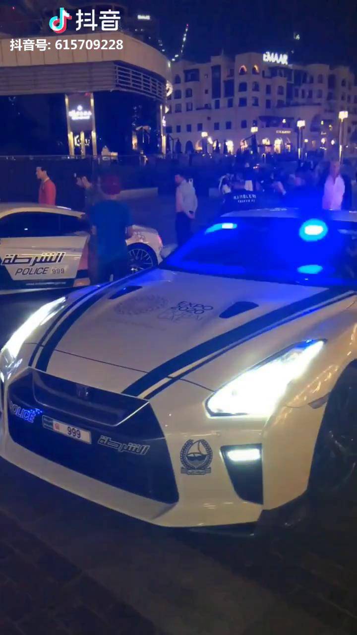 迪拜传说中的gtr警车