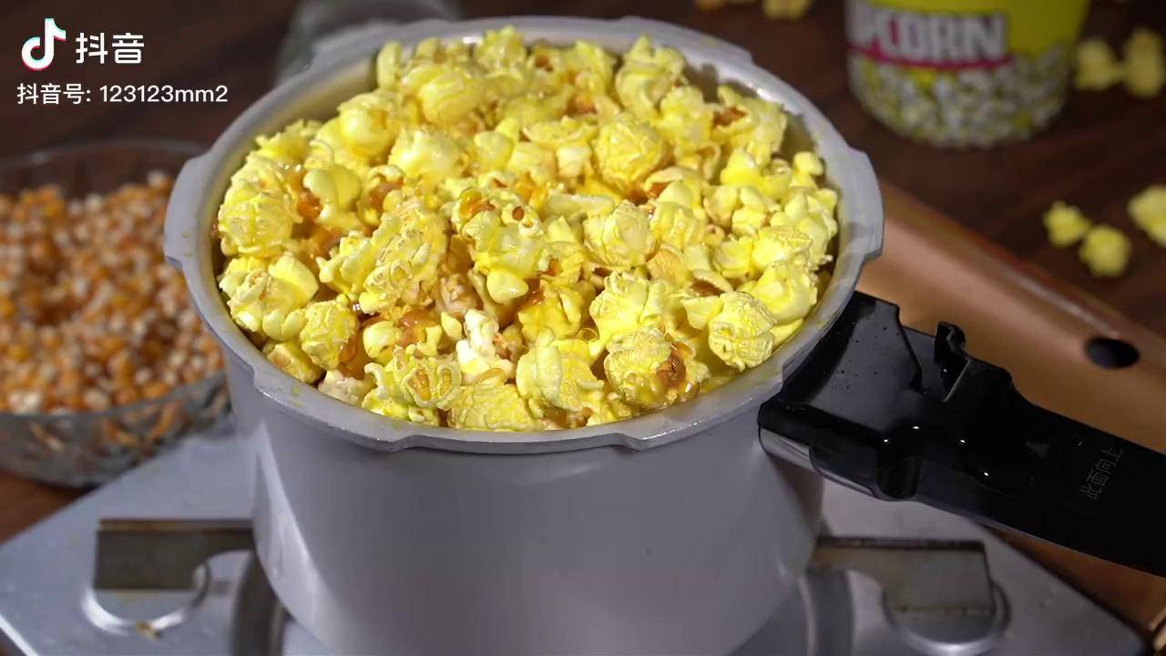 高压锅不仅可以炖肉还可以做爆米花爆米花