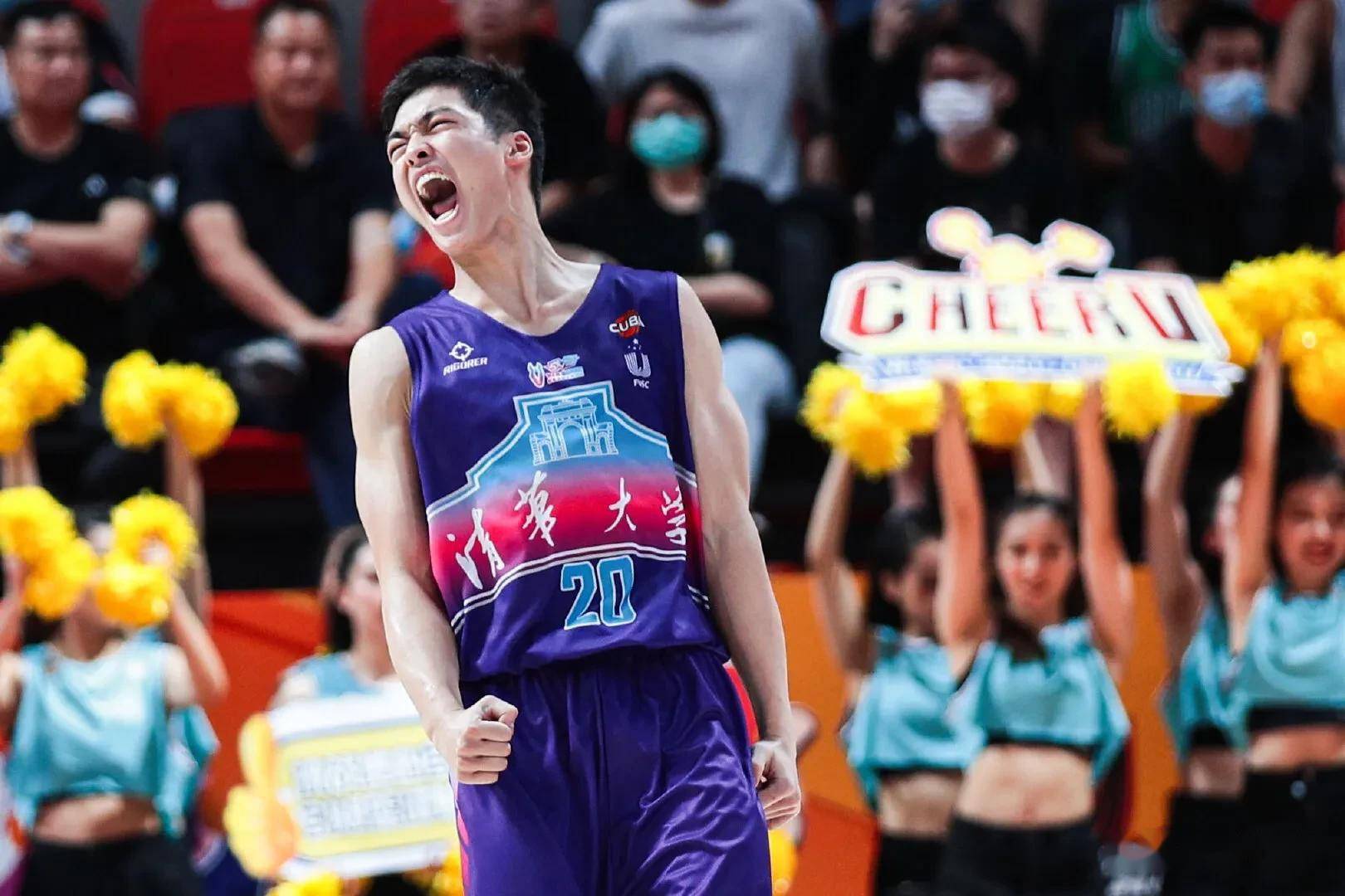 清华大学周子昂一名标准的3d球员