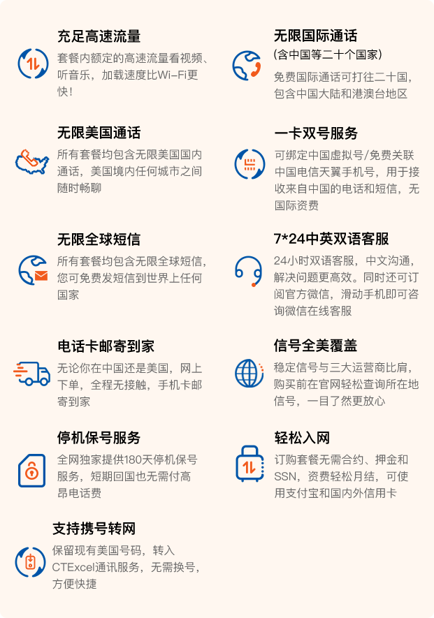 购买美国电话卡如何打国内电话客服电话