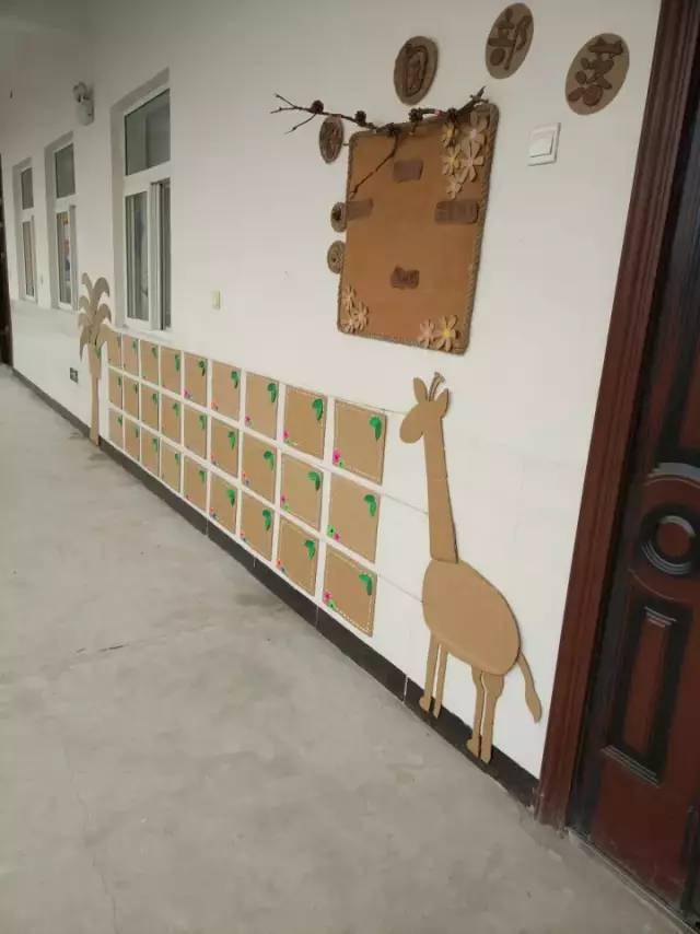 环创布置幼儿园硬纸板教室环创环保又有创意