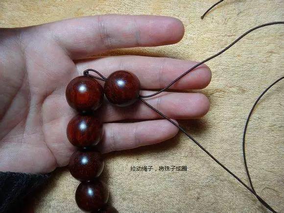 不用佛塔和三通,超实用的手串打结法!_绳子