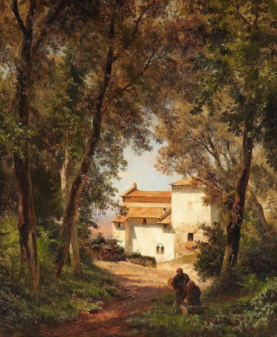 德国油画大师 oswald achenbach 风景油画作品合辑(肆) 欣赏