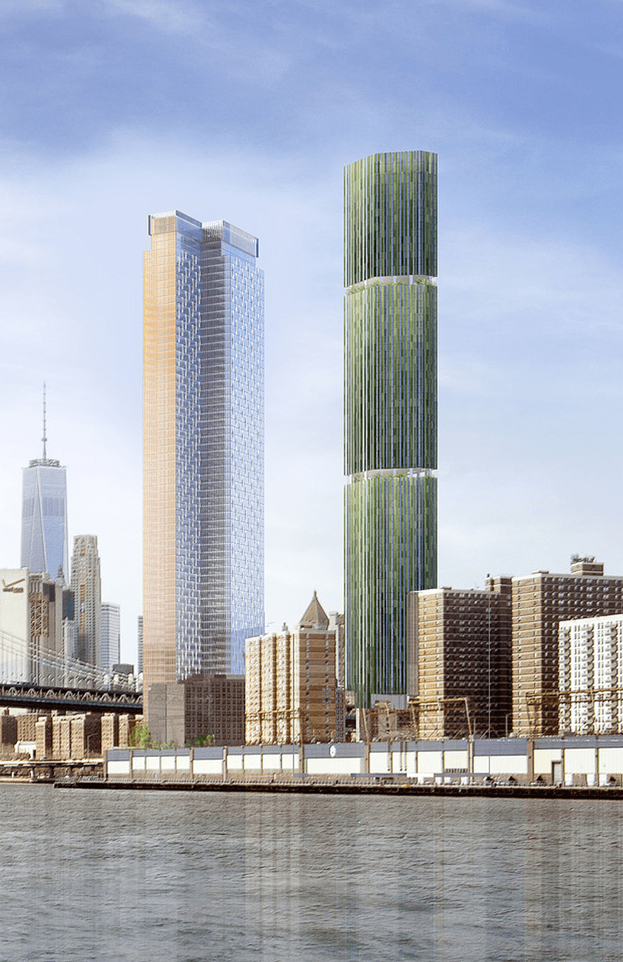 纽约曼哈顿的全新超高层设计,形如"竹子"_建筑