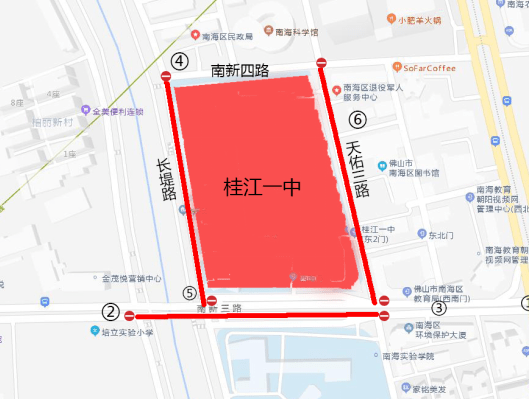 中考倒计时桂城这些道路实施交通管制为期三天