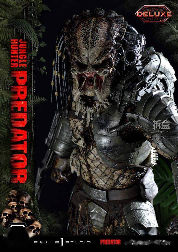 prime1studio1987版铁血战士丛林猎人铁血13雕像