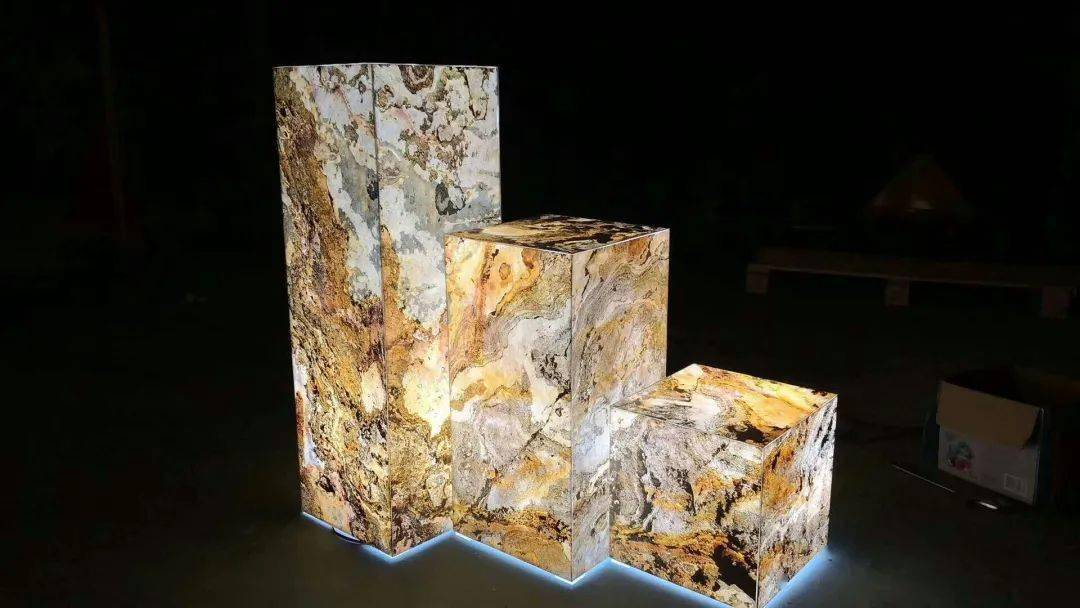 涨知识了!超薄可弯曲的石材也太牛x了_进行