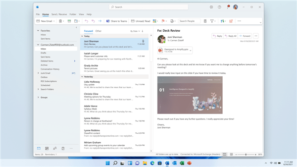 微软新版Office亮相 用户界面更加直观、连贯熟悉