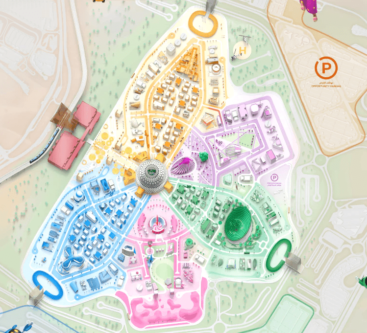 迪拜世博会最新场馆曝光,将于10月1日开放