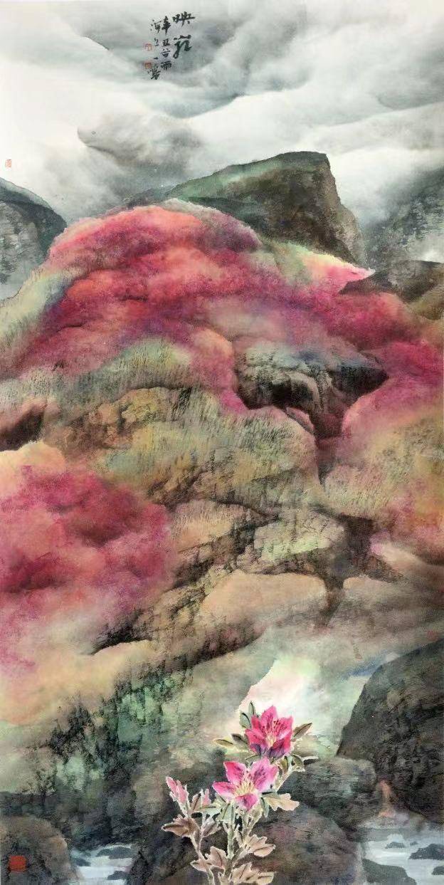 30位上海知名画家以笔墨歌颂井冈与太行歌颂建党百年峥嵘岁月的不朽