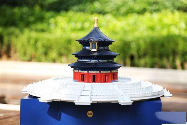 太美了!小米众筹天坛积木图赏:鎏金宝顶 蓝瓦红柱