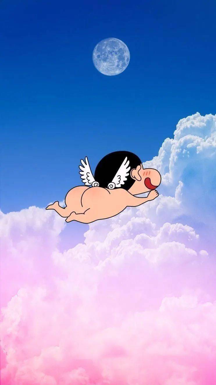 壁纸啰可爱蜡笔小新系列壁纸背景图