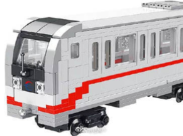 长沙地铁推出文创颗粒积木