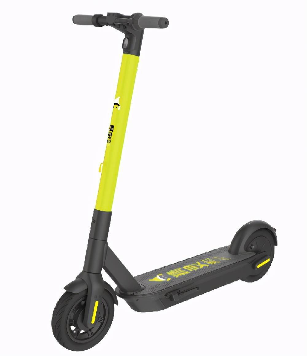 pro精灵滑行共享滑板车,在产品硬件的基础上,加入品牌自身元素,使产品