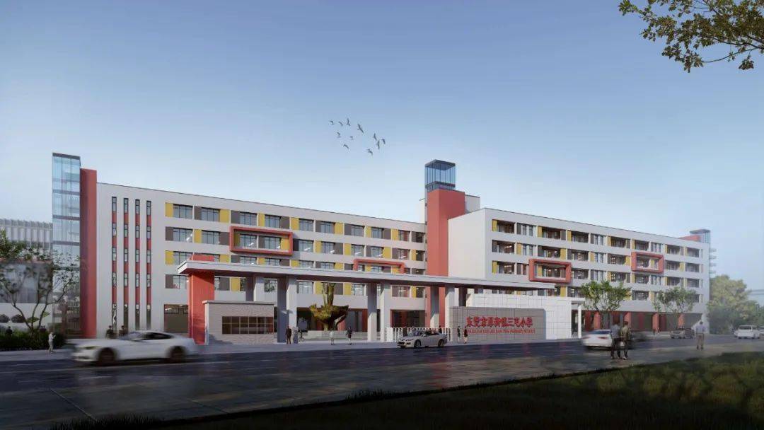 新建1栋教学楼及功能楼,1栋综合楼,1栋5层午休楼,1栋门楼,1层地下室