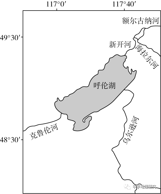 呼伦湖的位置地图图片