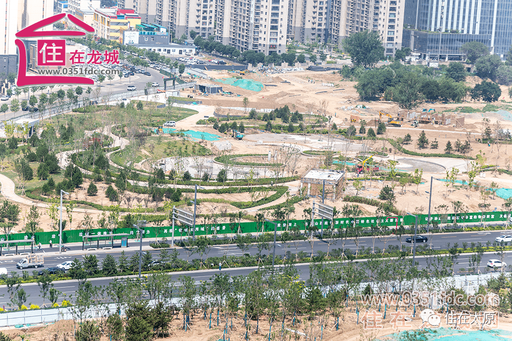 太原龍城公園雛形凸顯,區域即將公園連片!