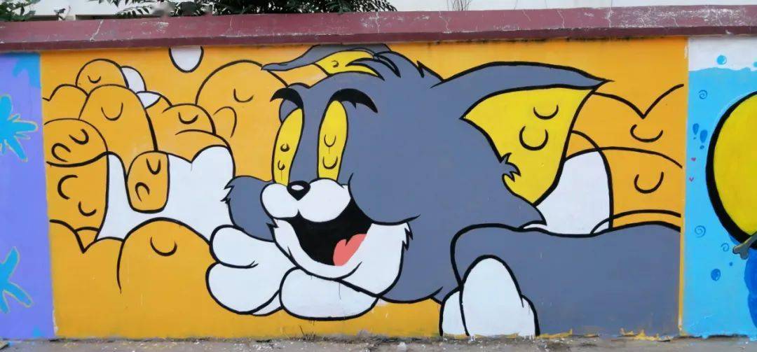 临清一中涂鸦主题墙纪实