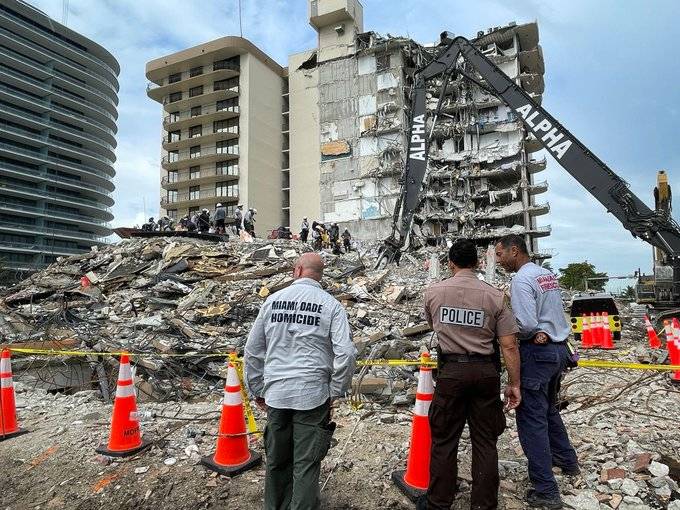 美国迈阿密公寓倒塌已致79死61失踪！53名死者身份确认